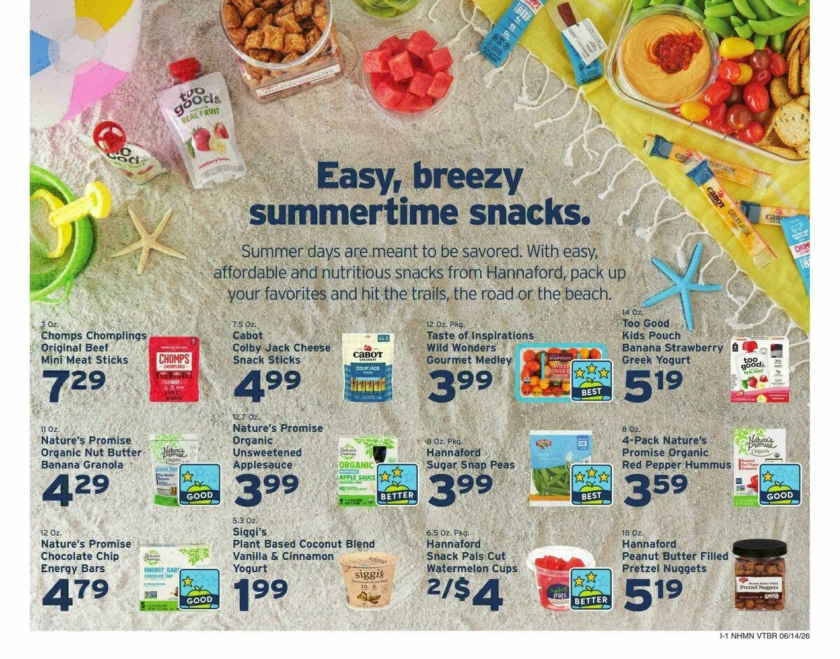 Hannaford Weekly Ad from June 14