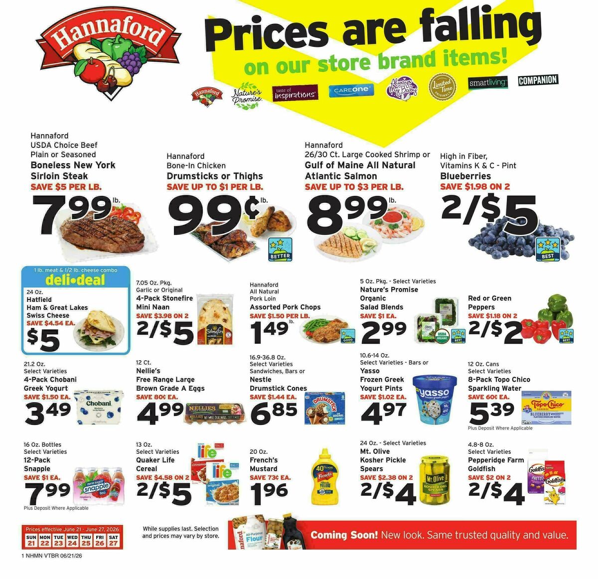 Hannaford Weekly Ad from June 21