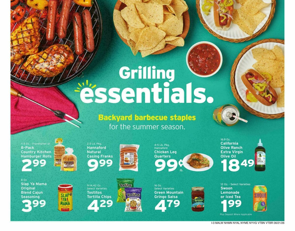 Hannaford Weekly Ad from June 21