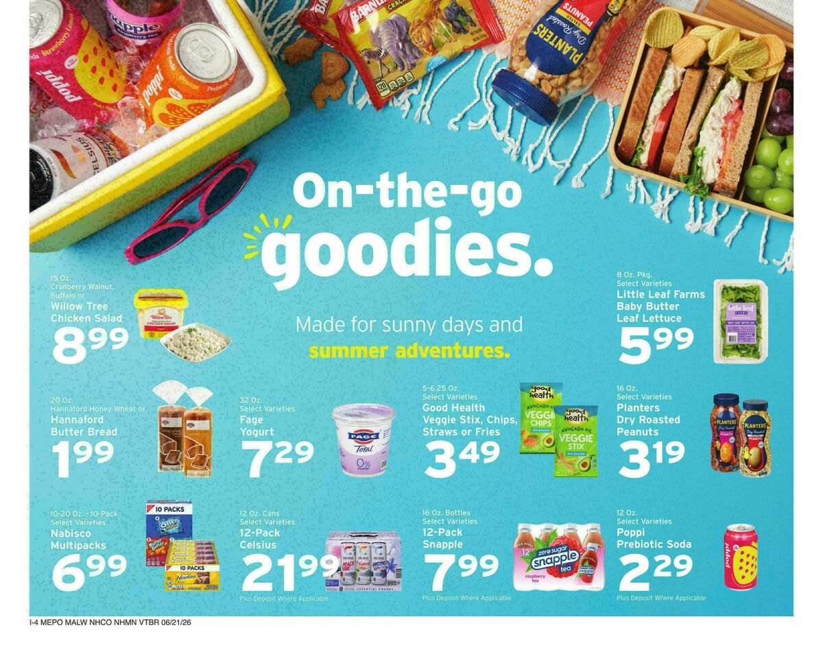 Hannaford Weekly Ad from June 21