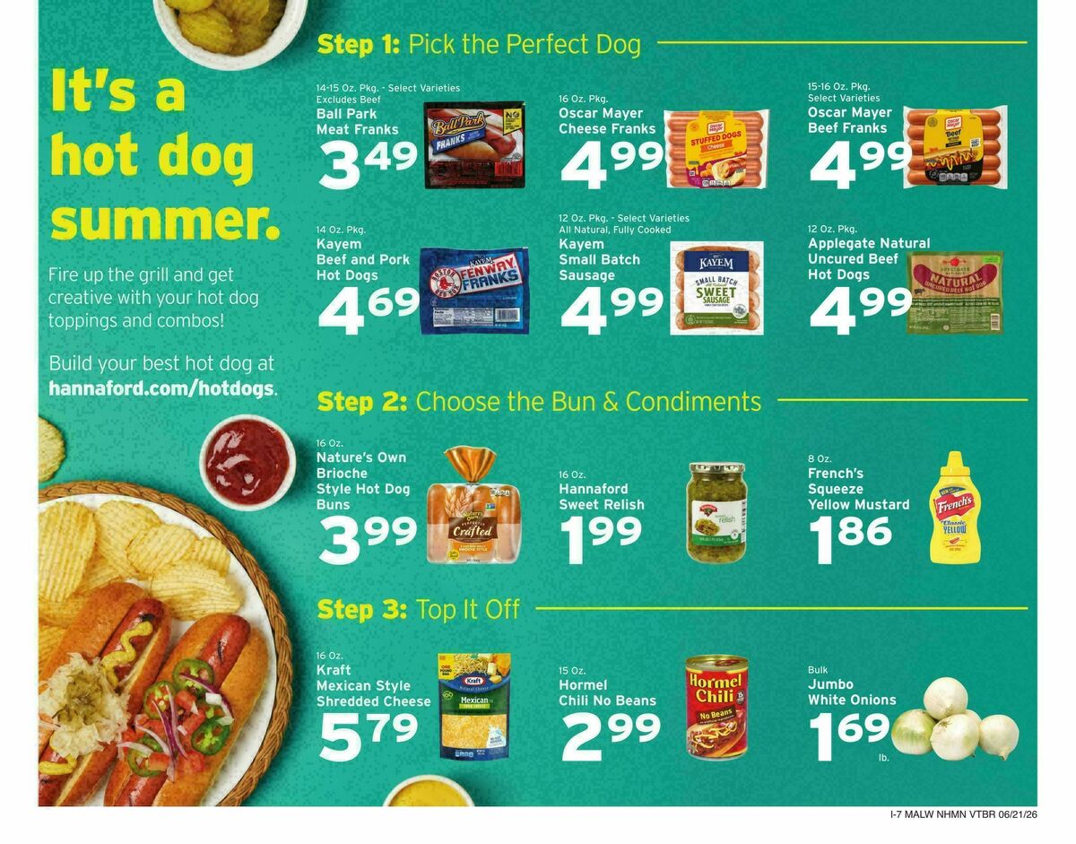 Hannaford Weekly Ad from June 21