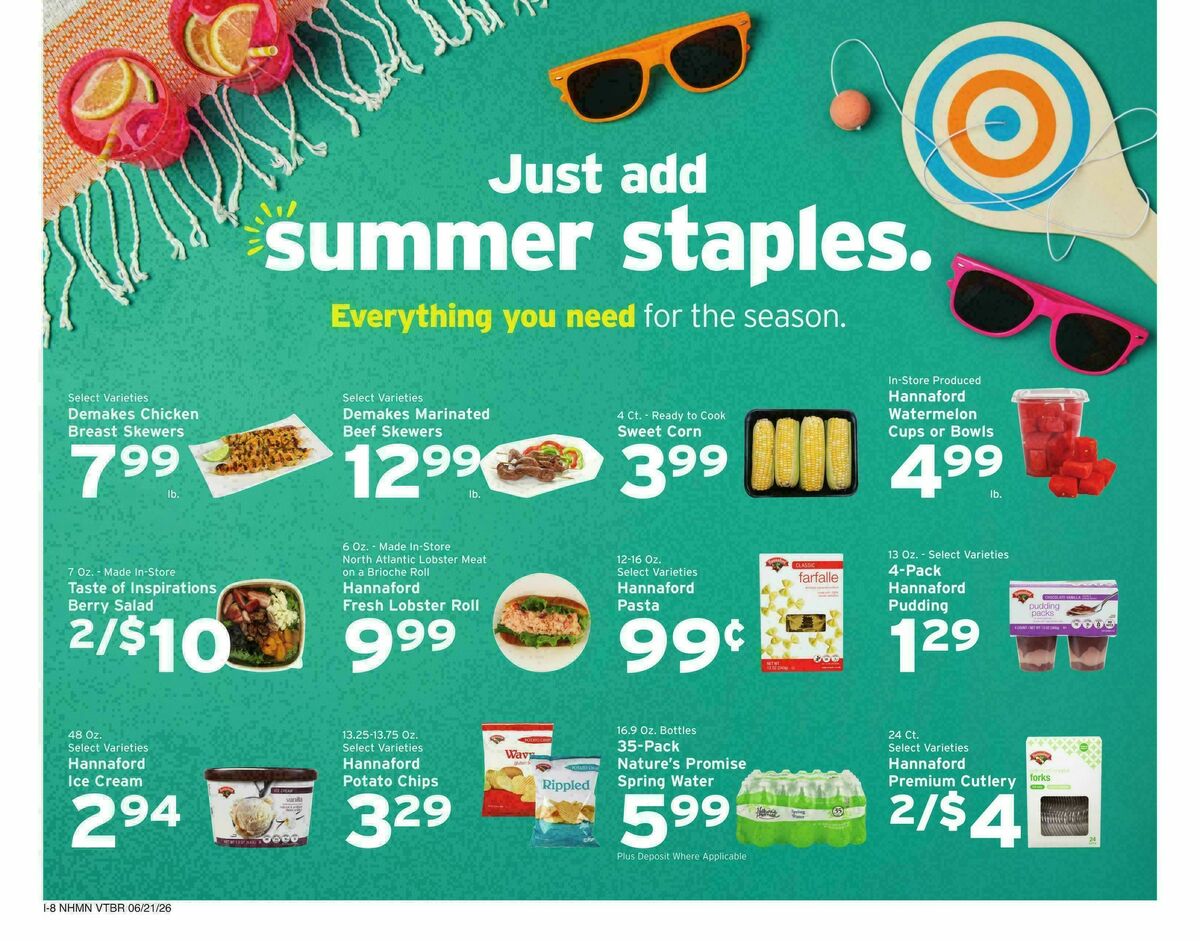 Hannaford Weekly Ad from June 21
