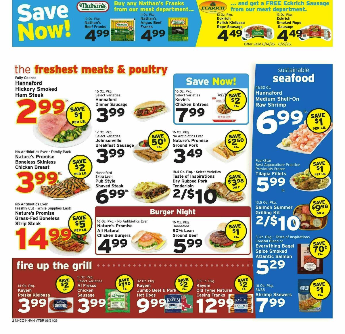 Hannaford Weekly Ad from June 21