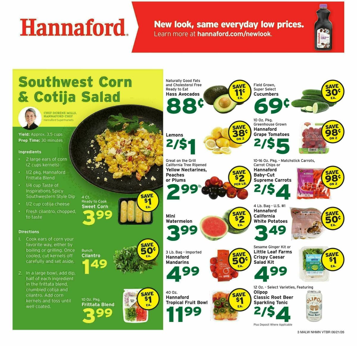 Hannaford Weekly Ad from June 21