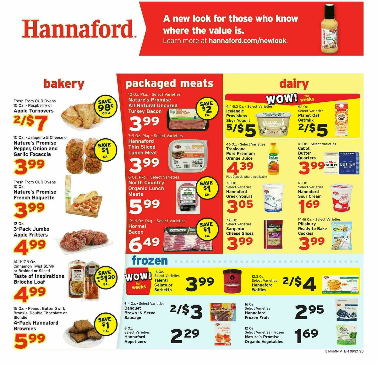 Hannaford Weekly Ad from June 21
