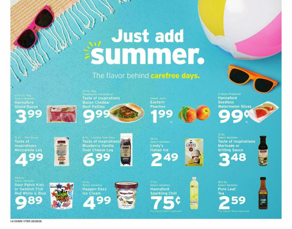 Hannaford Weekly Ad from June 28