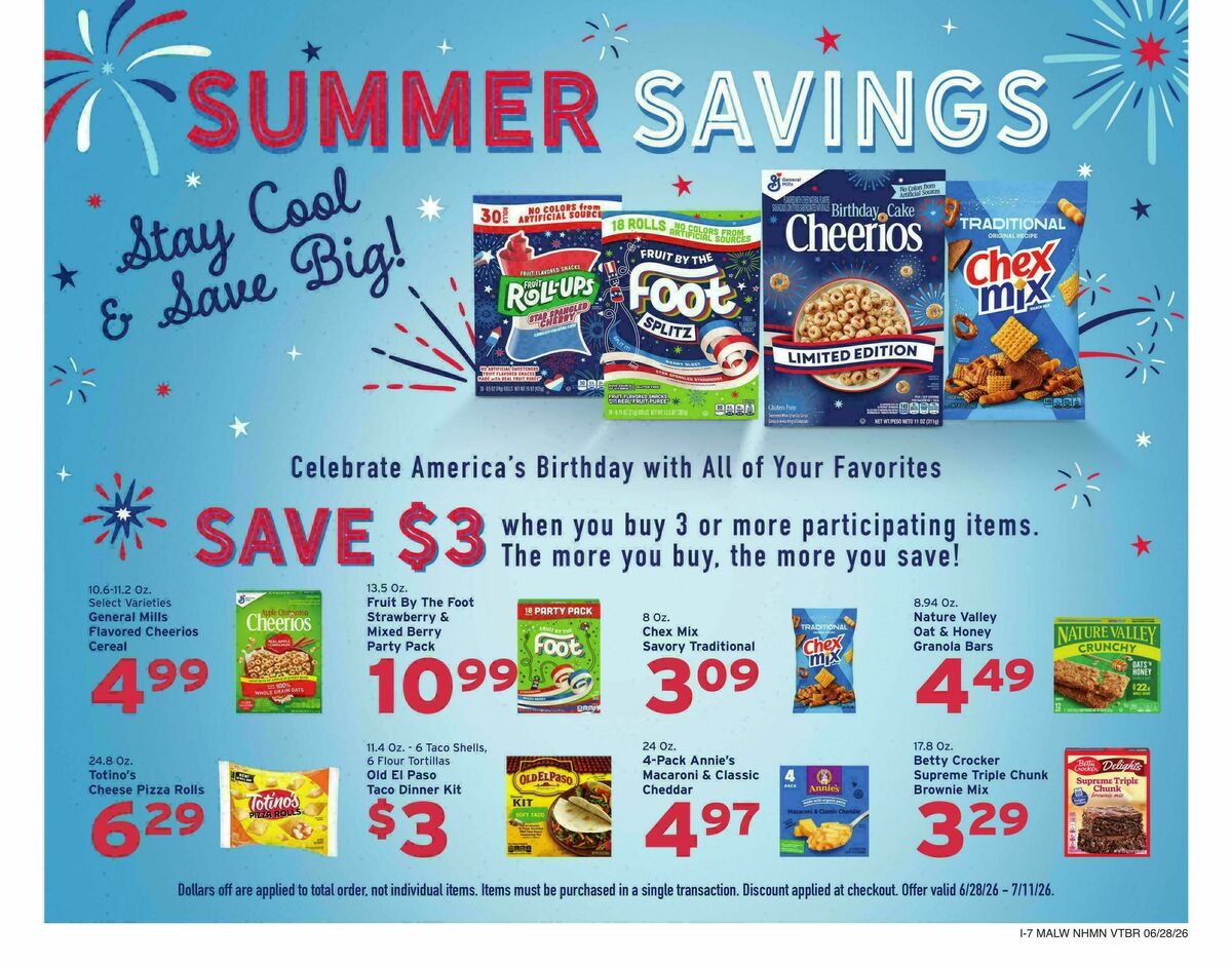 Hannaford Weekly Ad from June 28