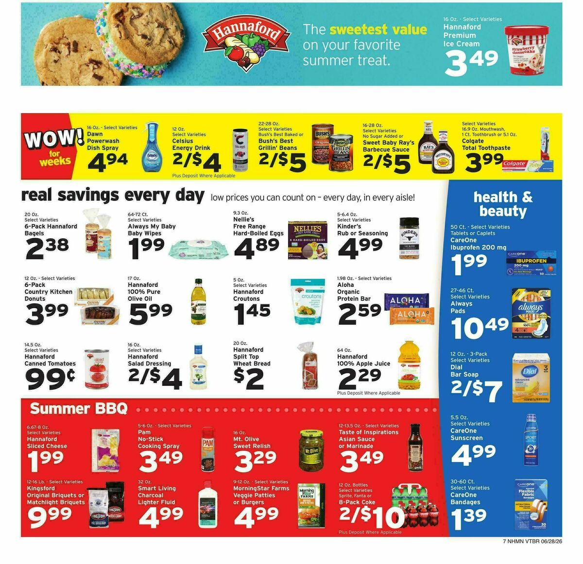 Hannaford Weekly Ad from June 28