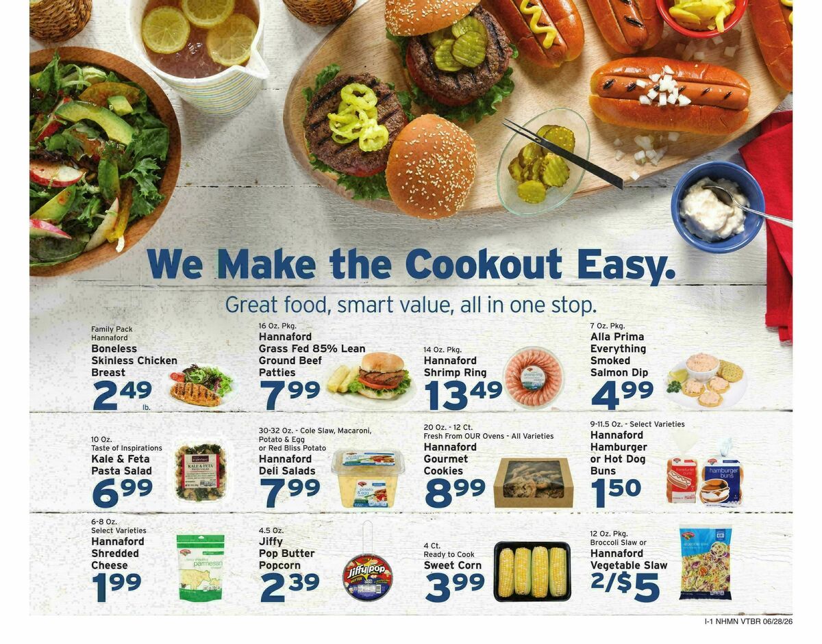 Hannaford Weekly Ad from June 28