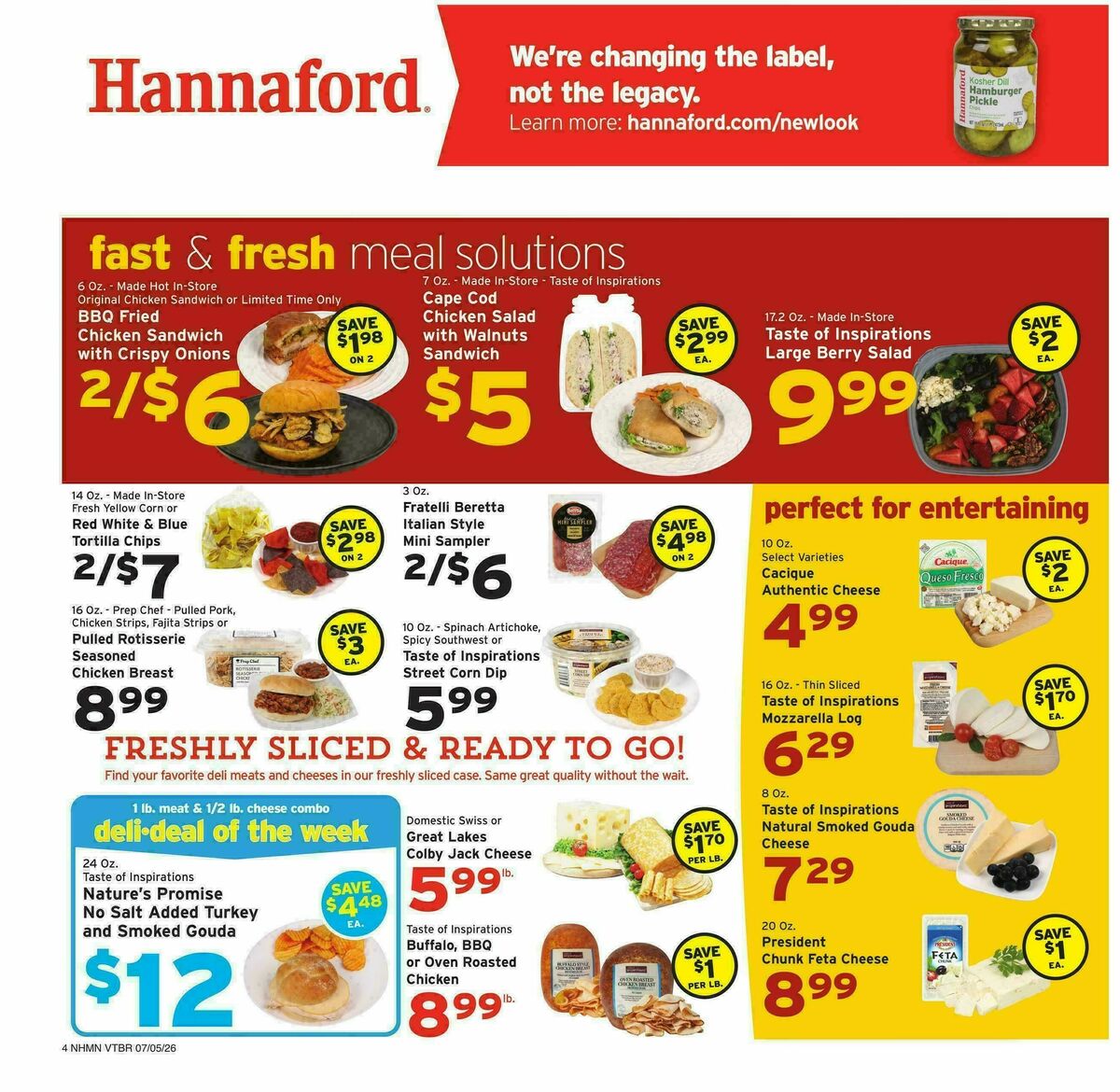 Hannaford Weekly Ad from July 5