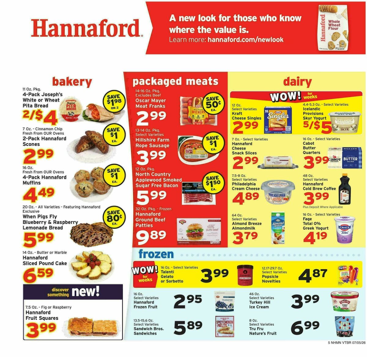 Hannaford Weekly Ad from July 5
