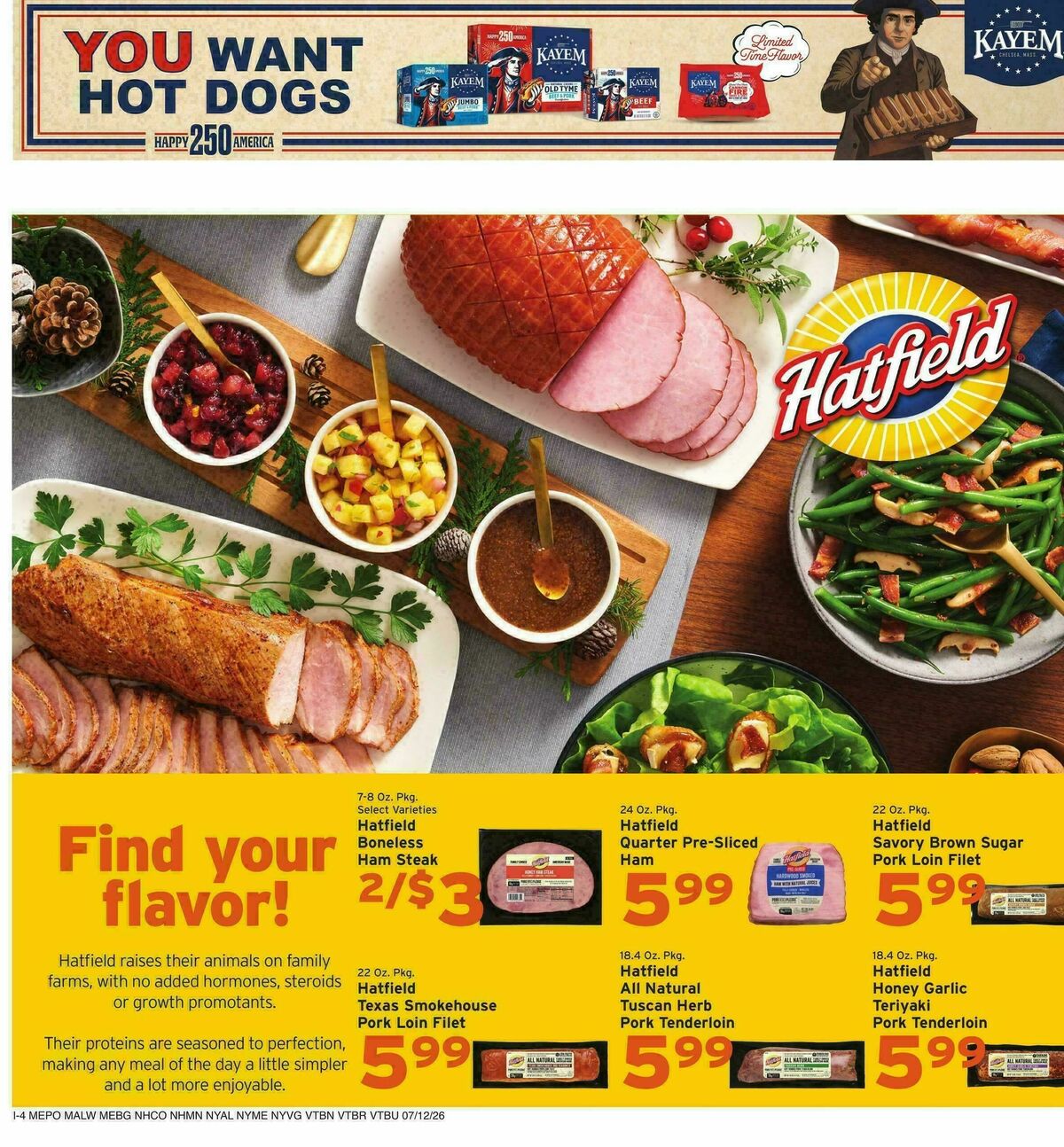 Hannaford Weekly Ad from July 12