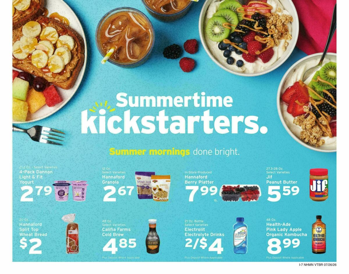 Hannaford Weekly Ad from July 26