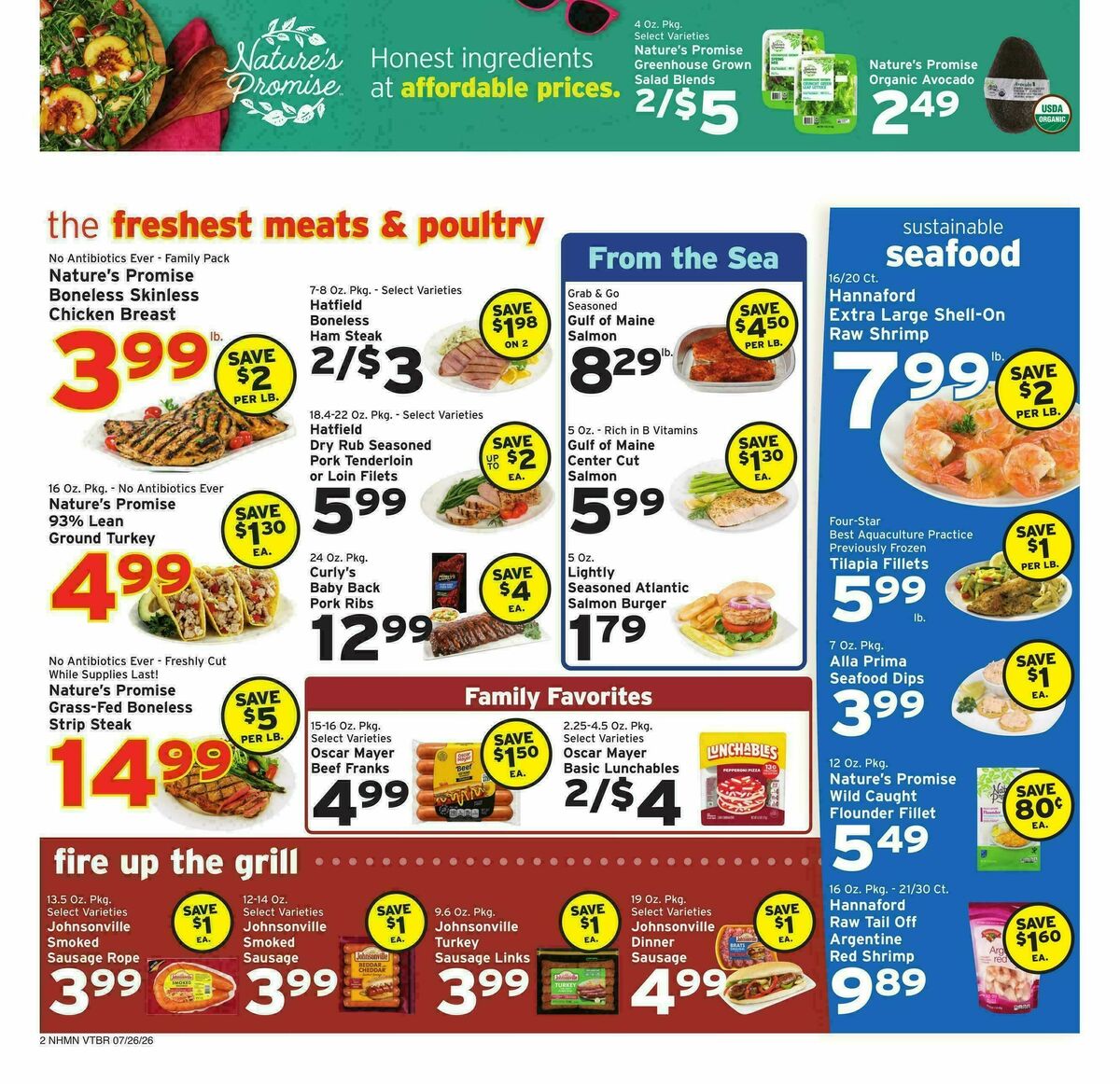 Hannaford Weekly Ad from July 26