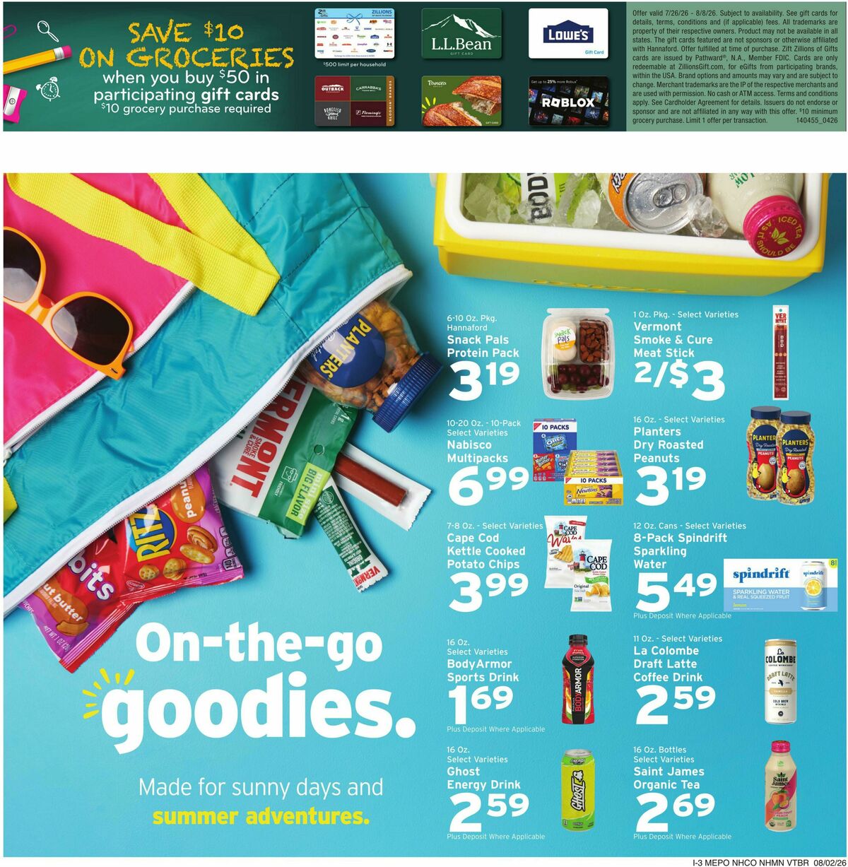 Hannaford Weekly Ad from August 2