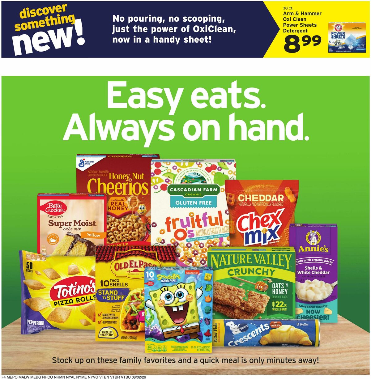 Hannaford Weekly Ad from August 2