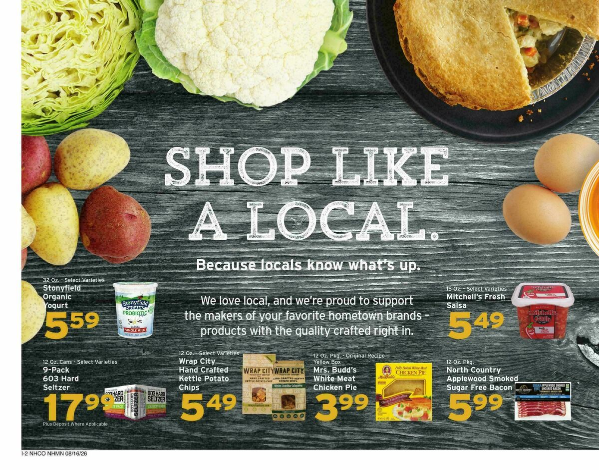 Hannaford Weekly Ad from August 16