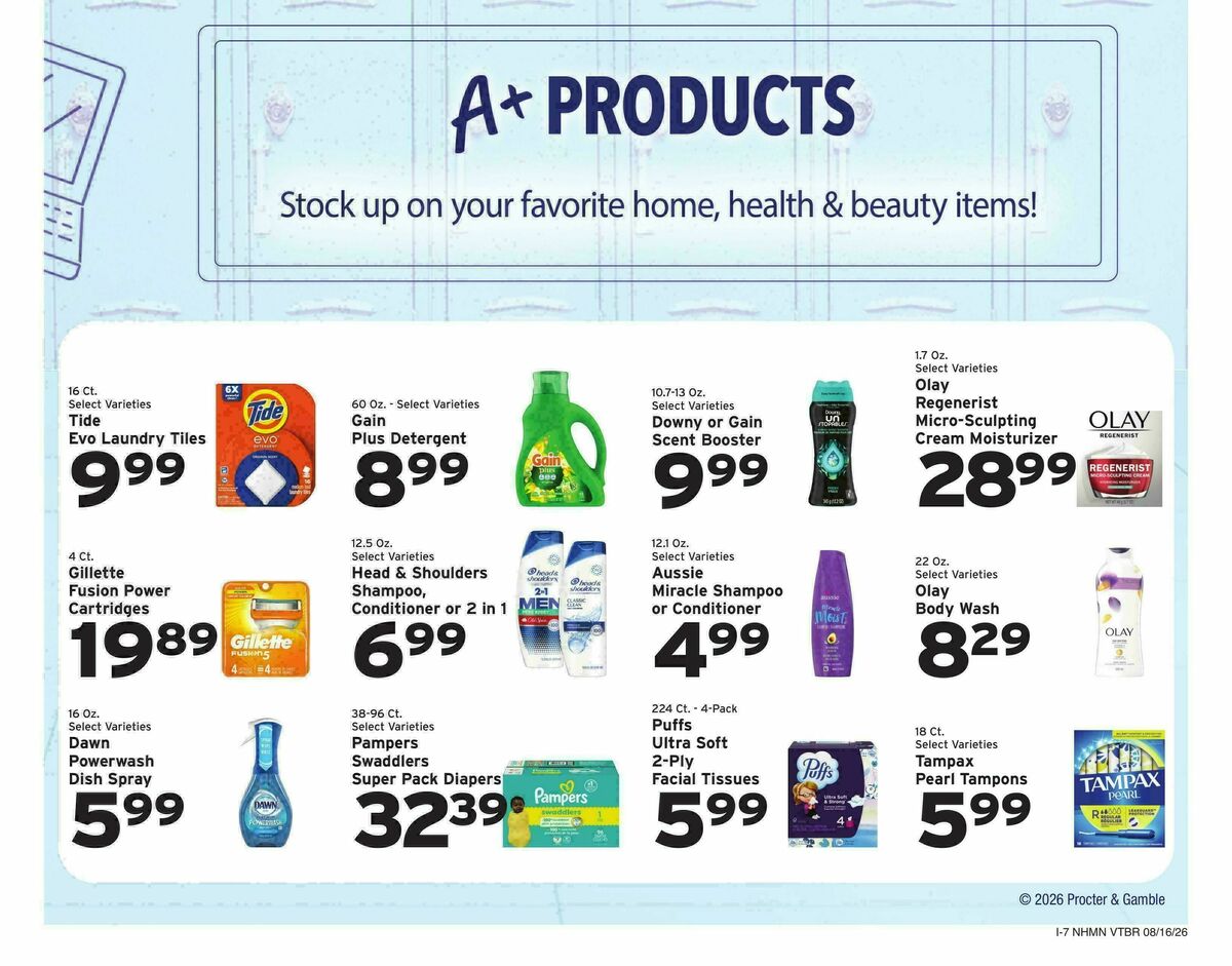 Hannaford Weekly Ad from August 16