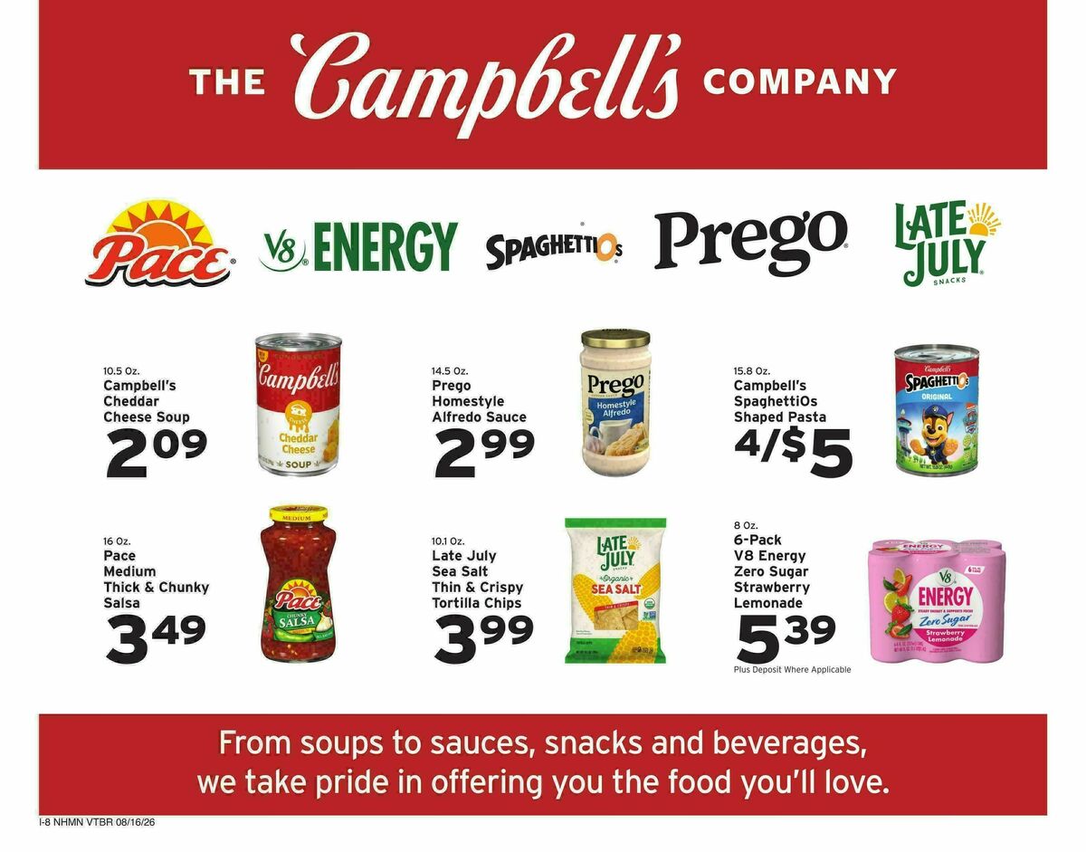 Hannaford Weekly Ad from August 16