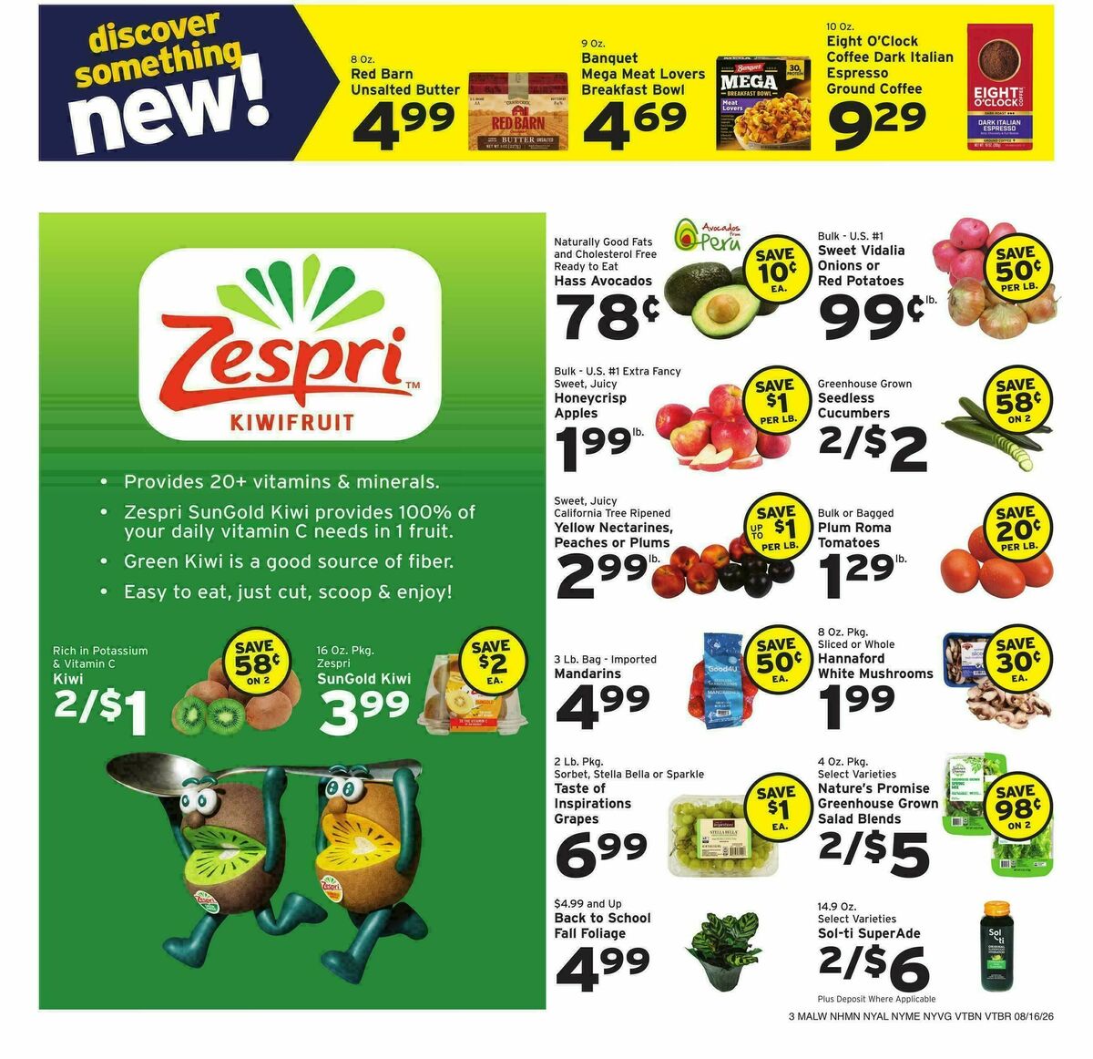 Hannaford Weekly Ad from August 16