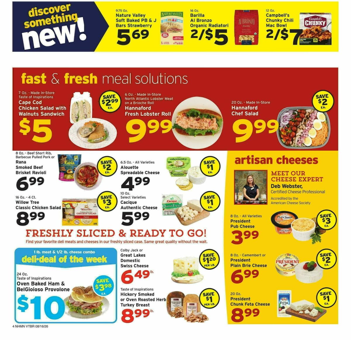 Hannaford Weekly Ad from August 16