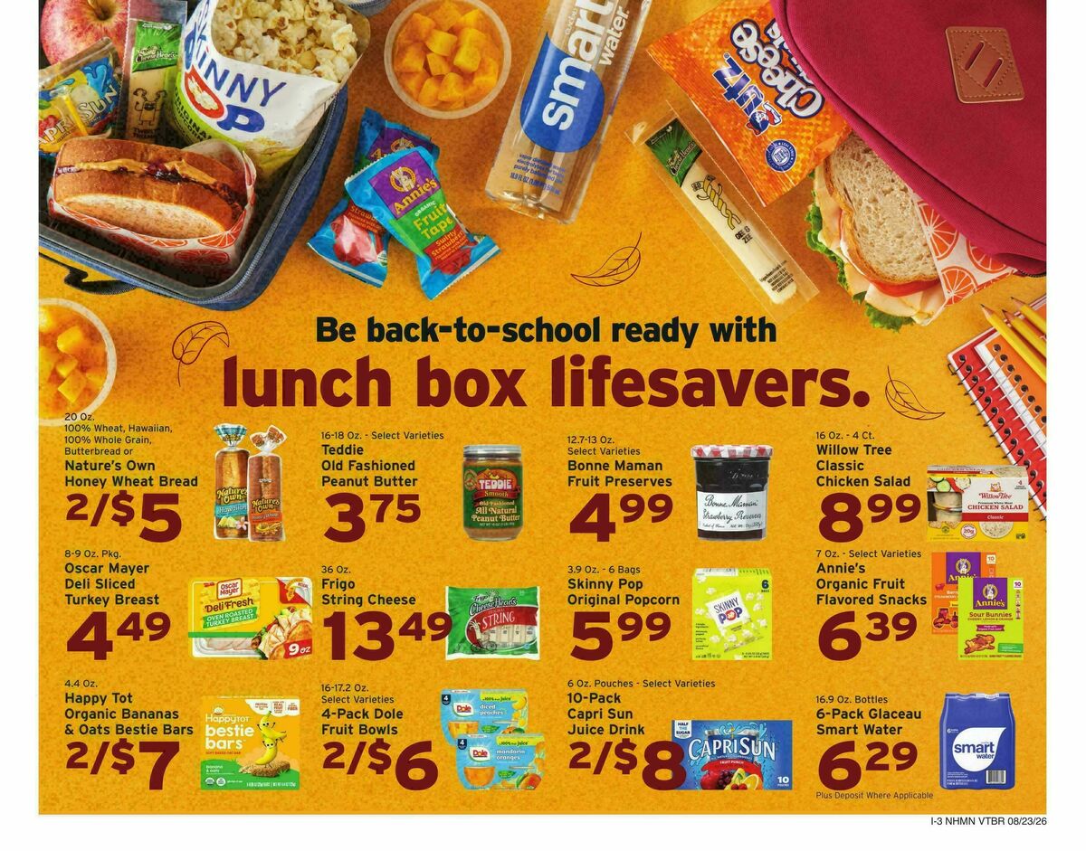 Hannaford Weekly Ad from August 23