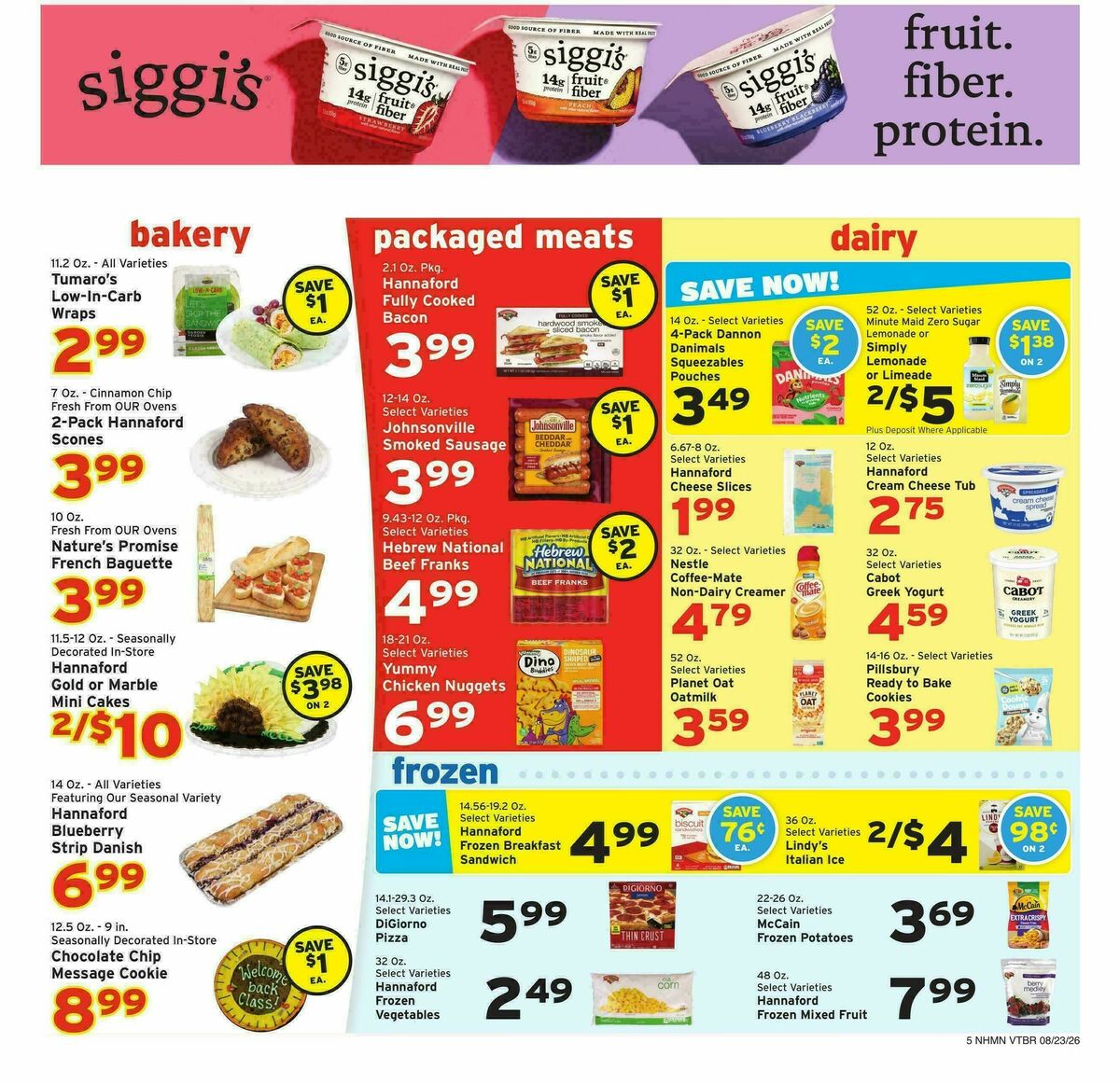 Hannaford Weekly Ad from August 23