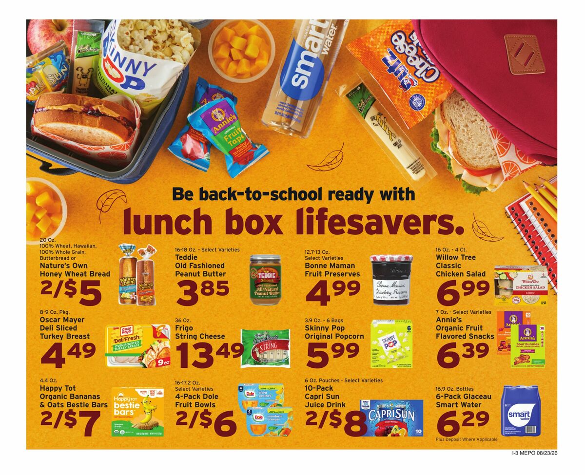 Hannaford Weekly Ad from August 30