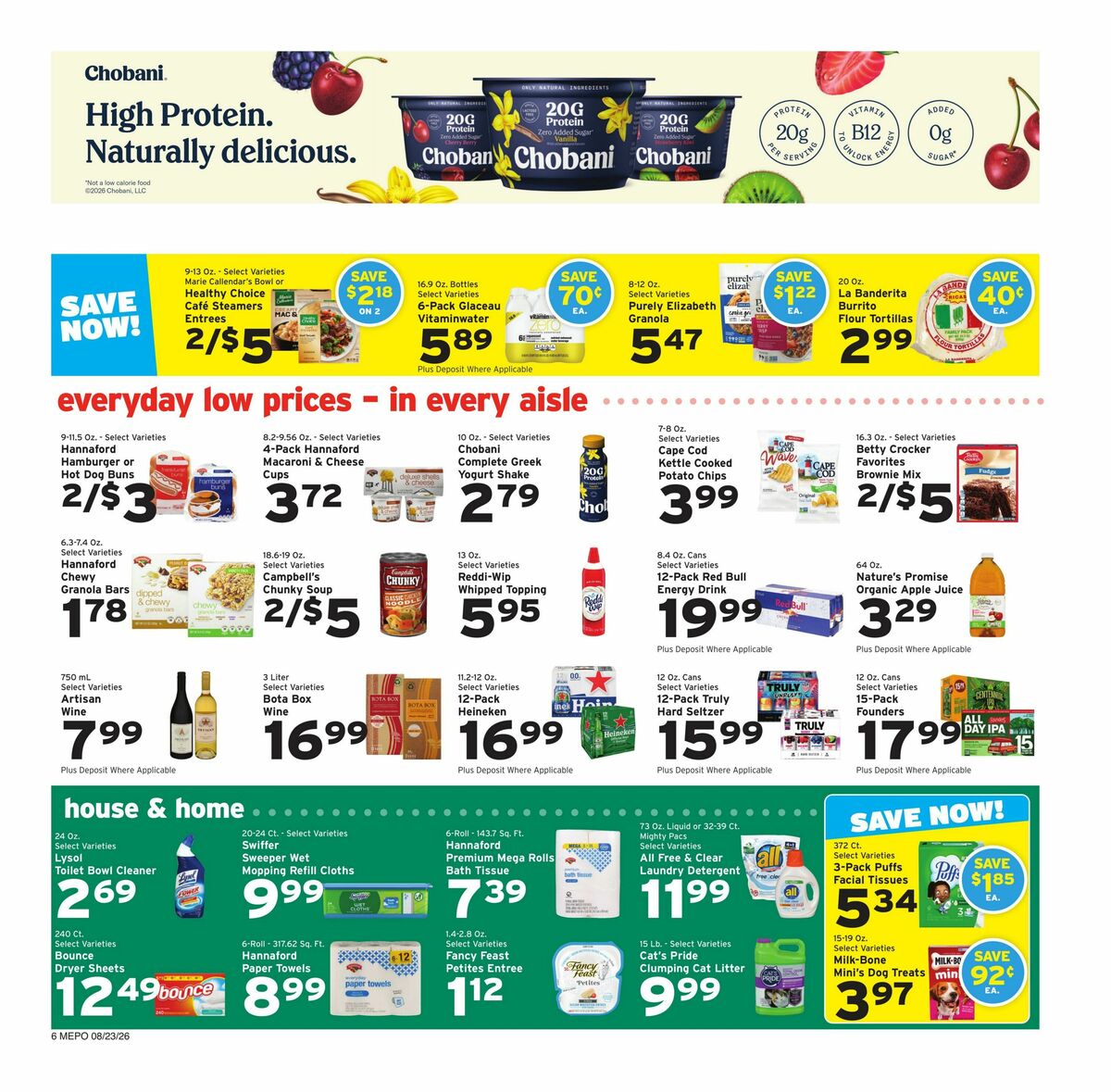 Hannaford Weekly Ad from August 30