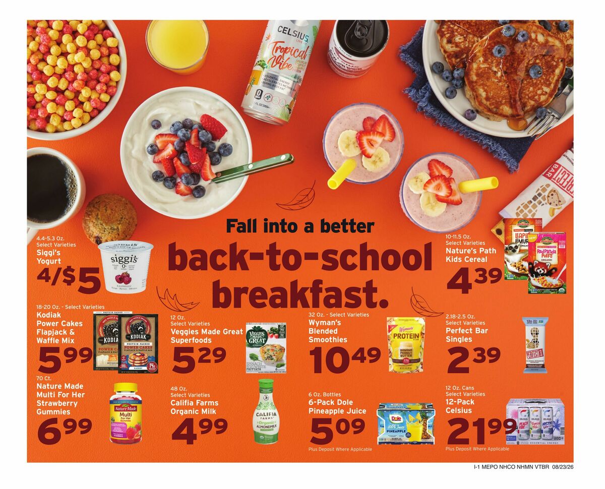 Hannaford Weekly Ad from August 30