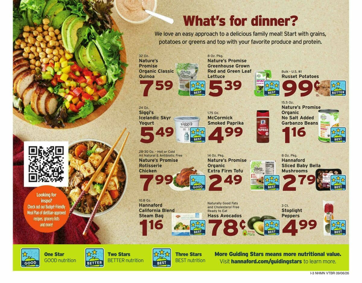 Hannaford Weekly Ad from September 6