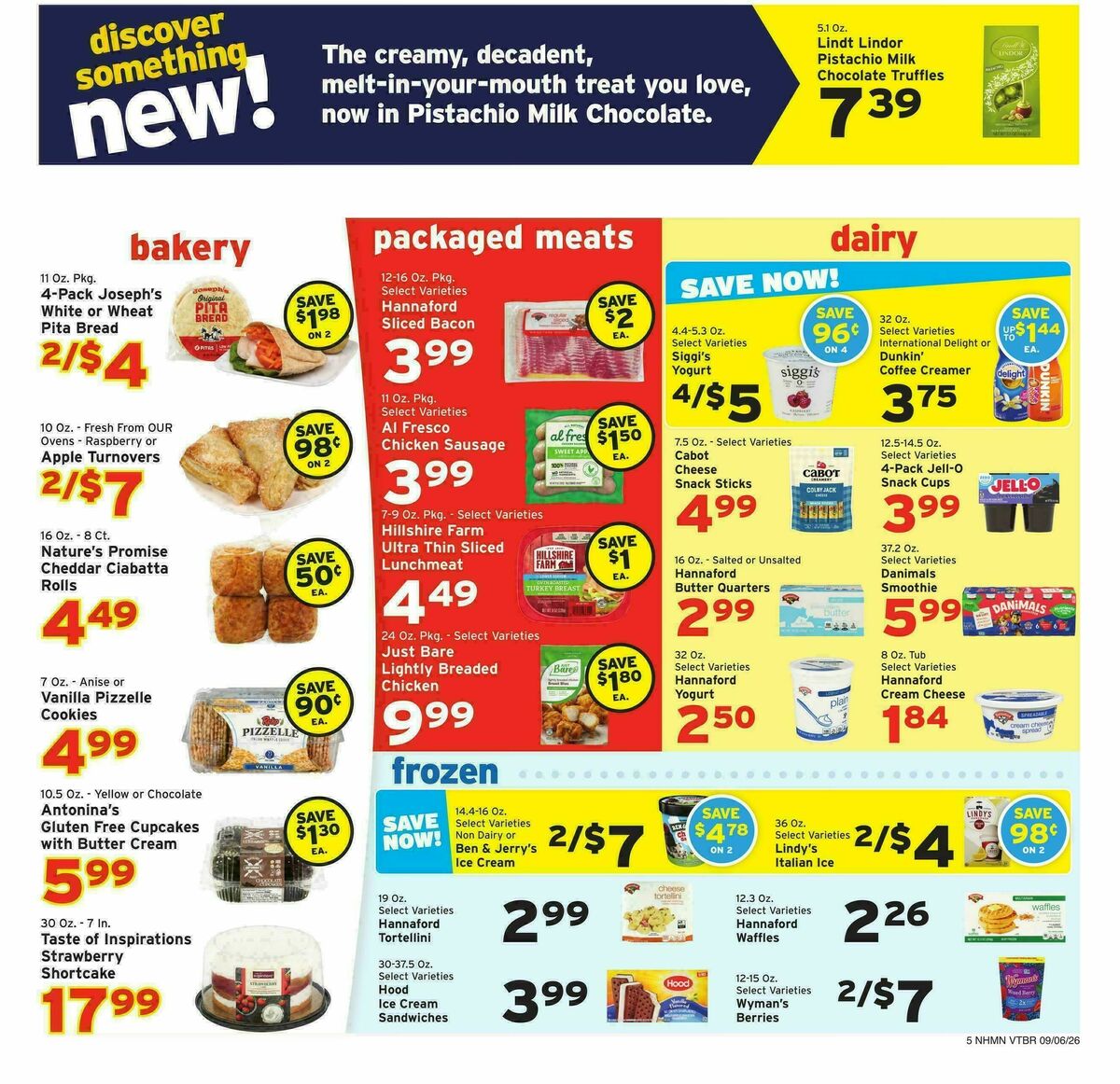 Hannaford Weekly Ad from September 6