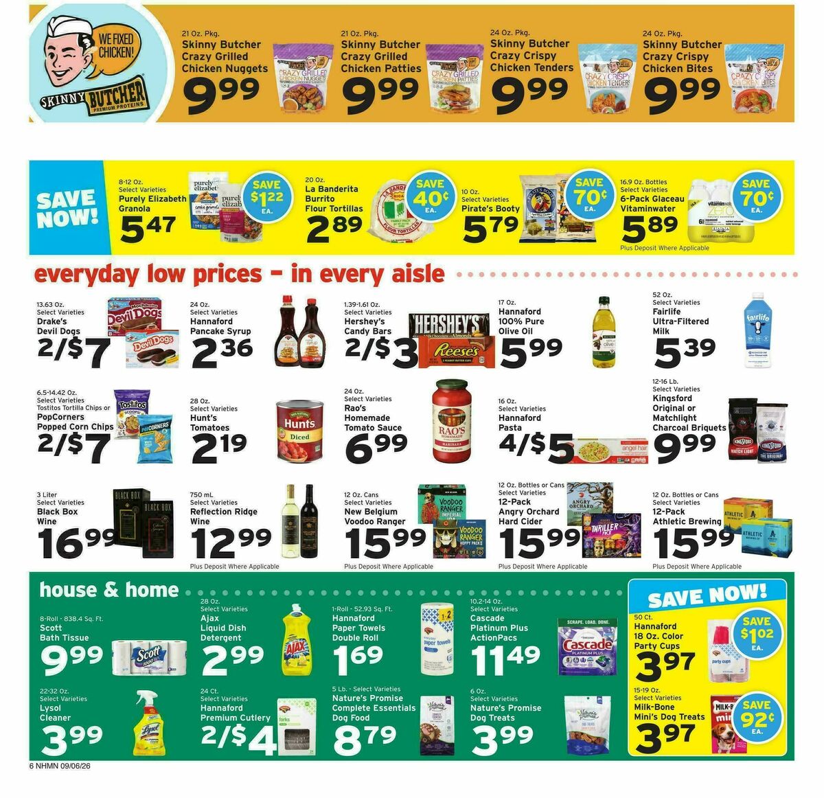 Hannaford Weekly Ad from September 6