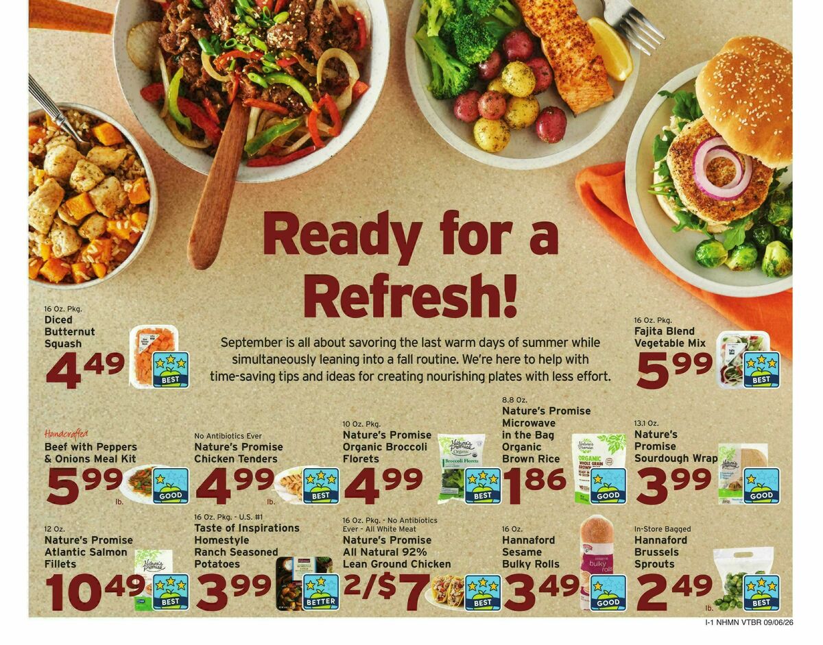 Hannaford Weekly Ad from September 6