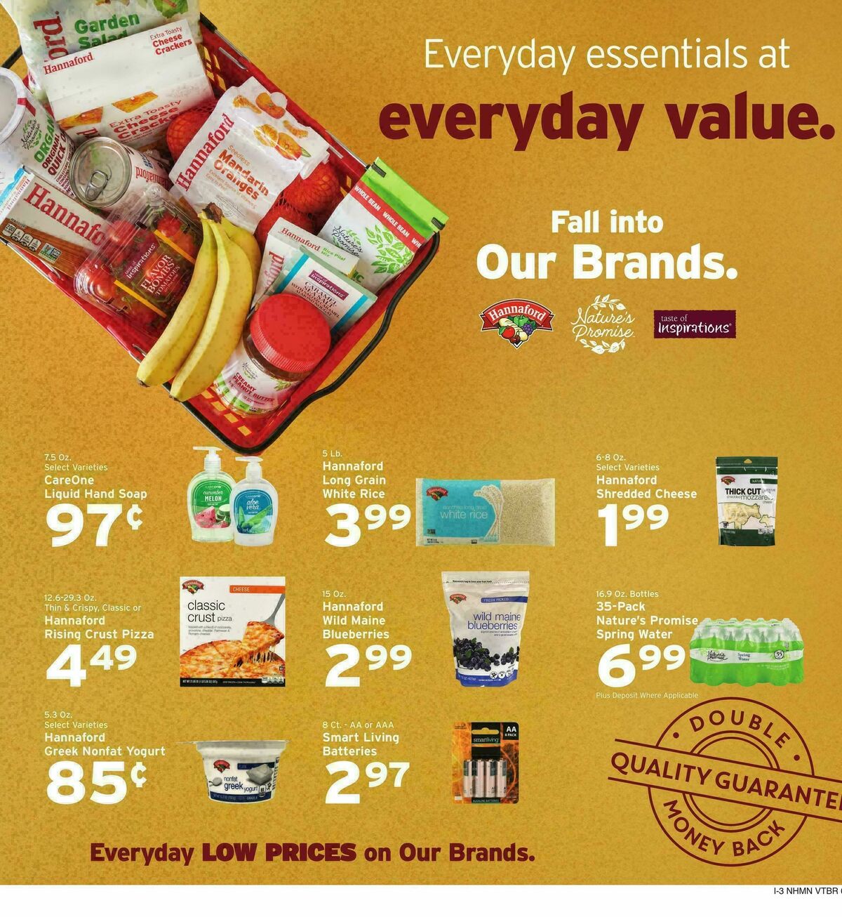 Hannaford Weekly Ad from September 27