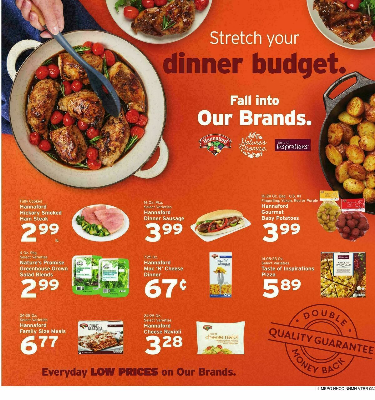 Hannaford Weekly Ad from September 27