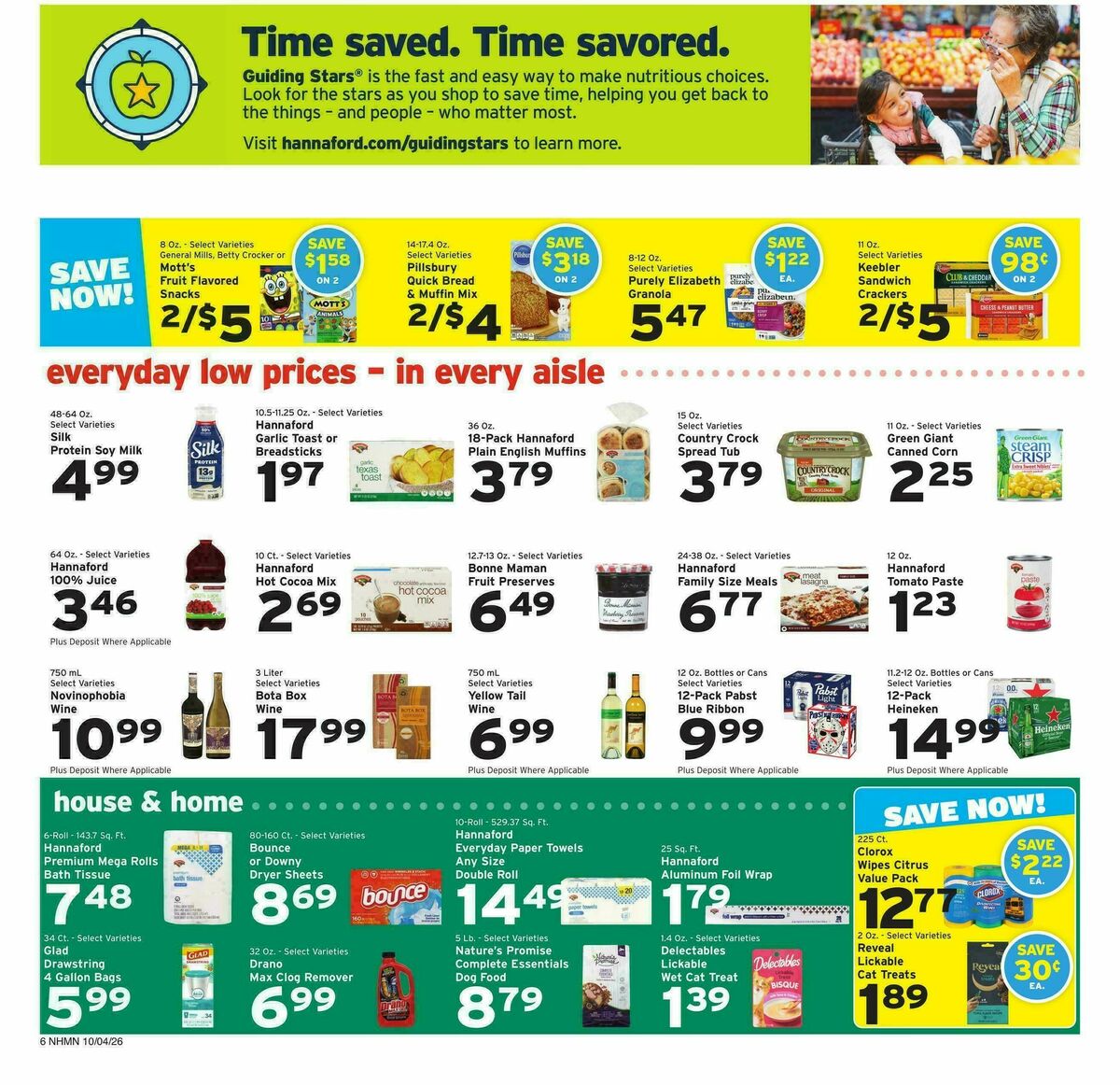 Hannaford Weekly Ad from October 4