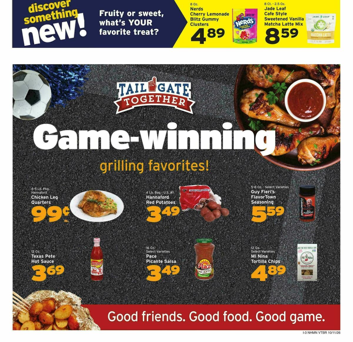 Hannaford Weekly Ad from October 11