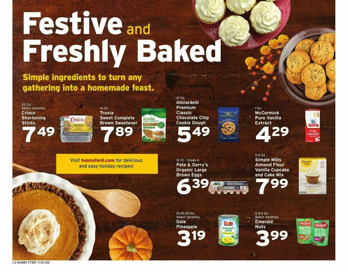 Hannaford Weekly Ad from November 1