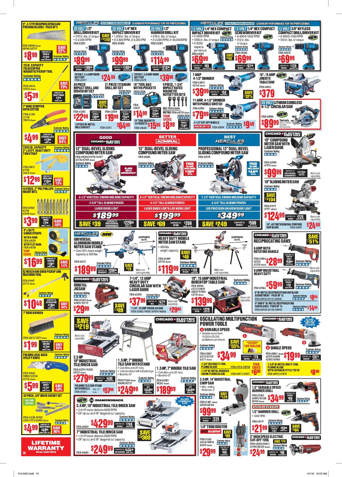 Harbor Freight Tools Weekly Ad from May 1
