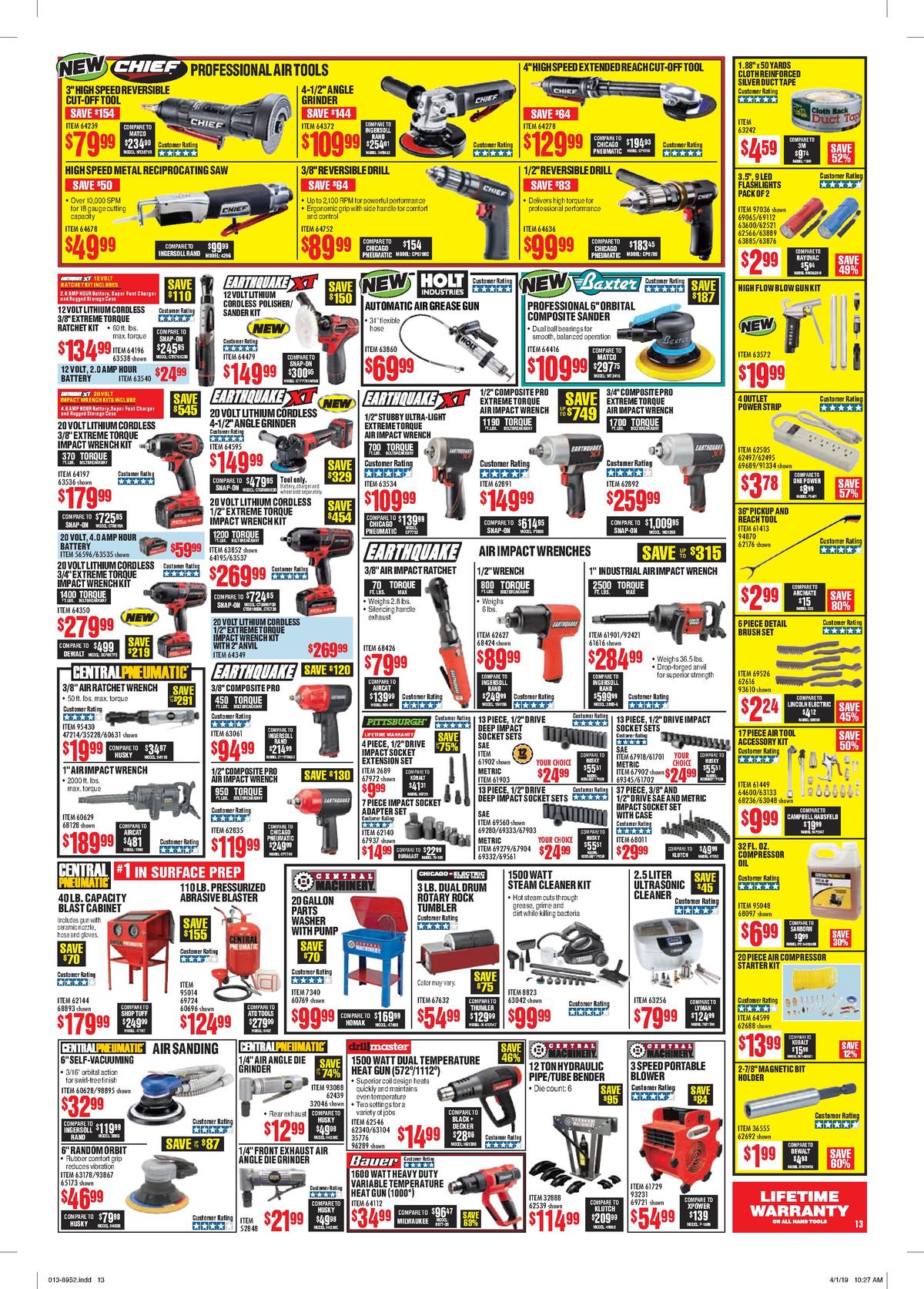 Harbor Freight Tools Weekly Ad from May 1
