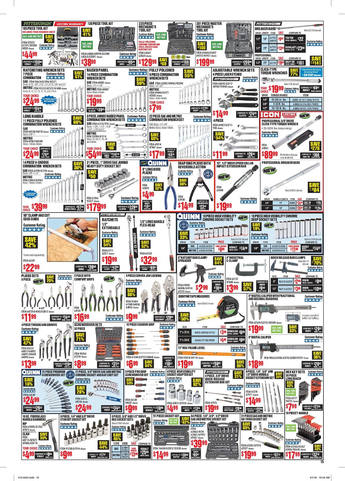 Harbor Freight Tools Weekly Ad from May 1