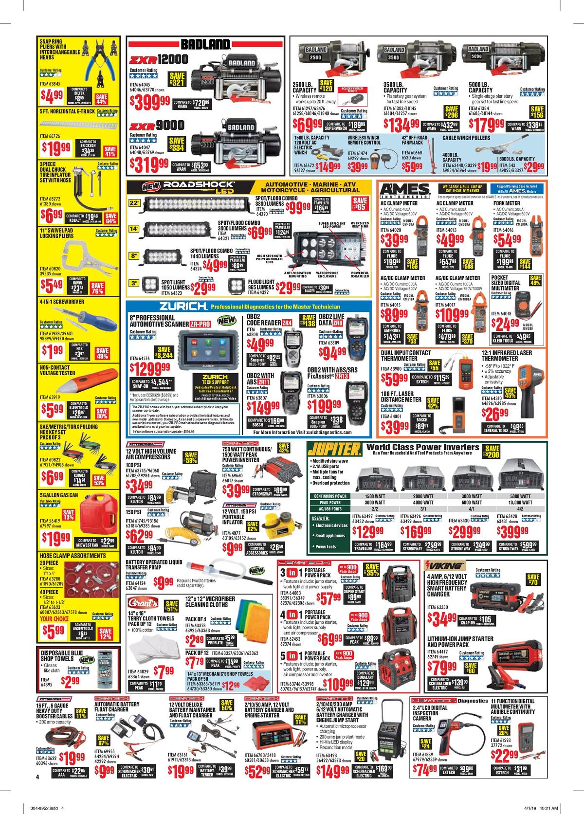 Harbor Freight Tools Weekly Ad from May 1