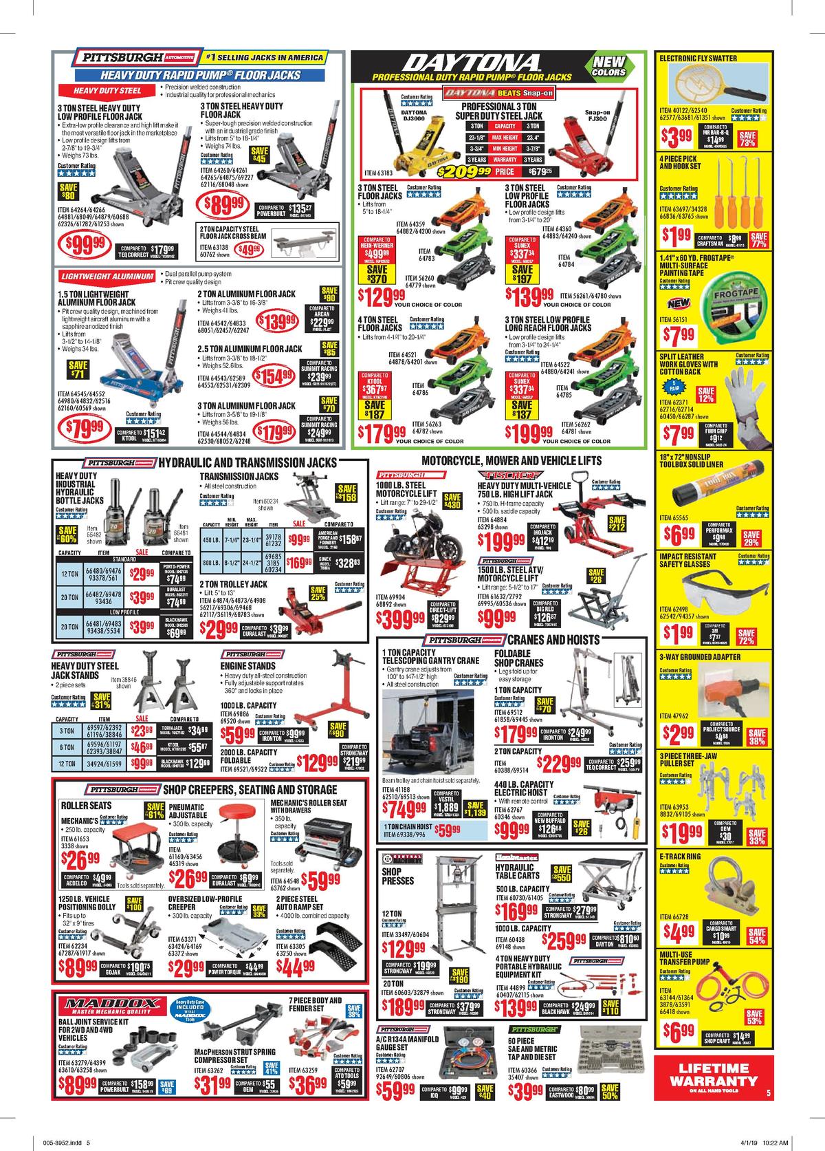 Harbor Freight Tools Weekly Ad from May 1