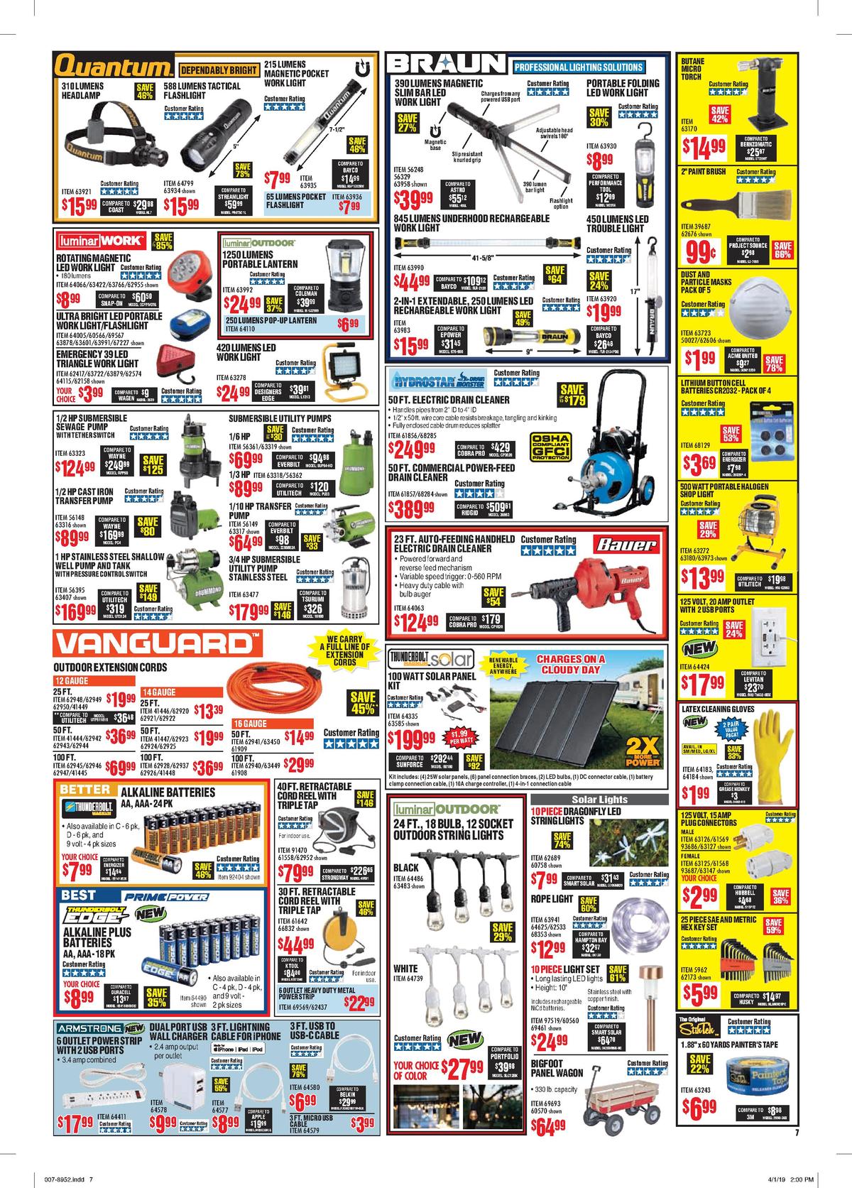 Harbor Freight Tools Weekly Ad from May 1