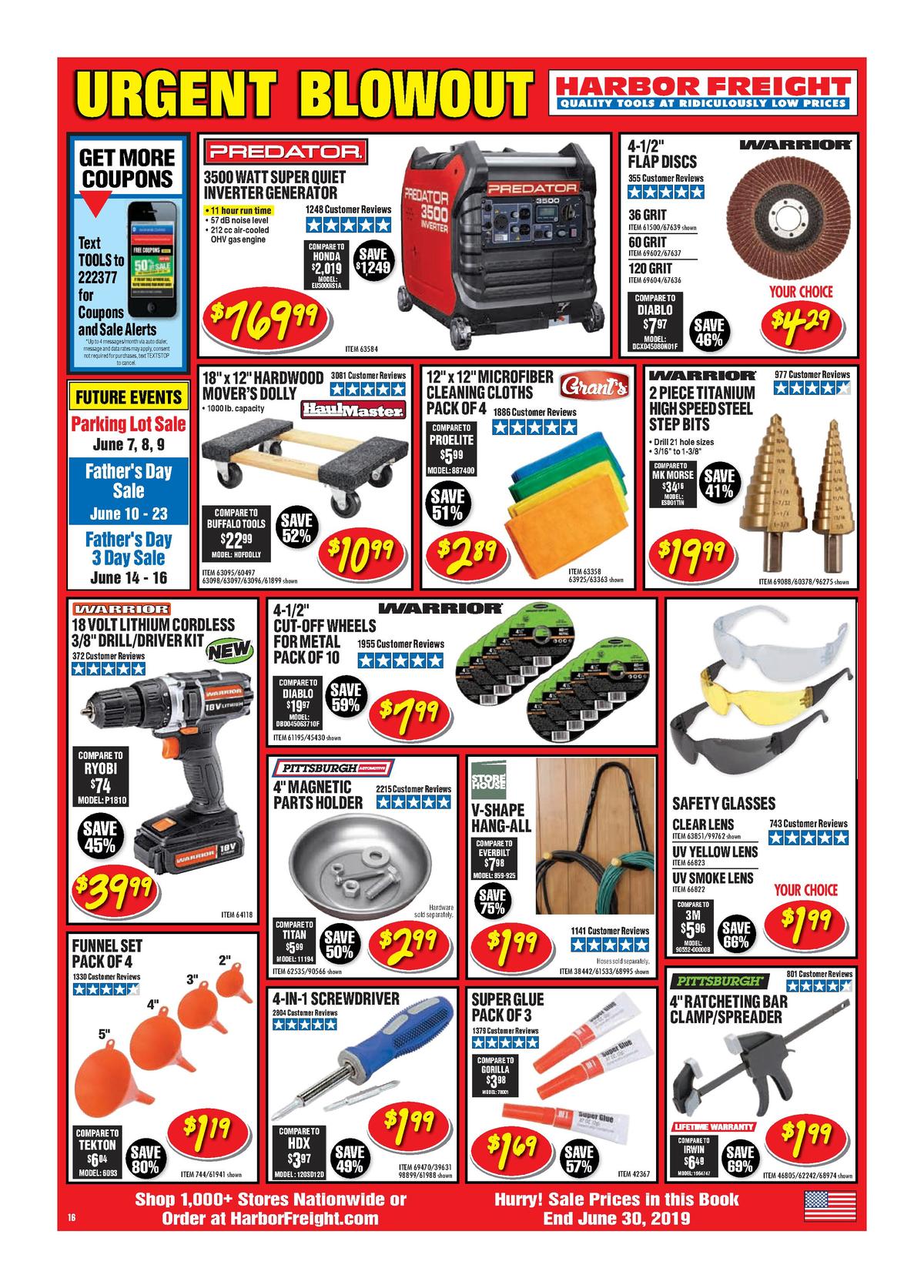 Harbor Freight Tools Weekly Ad from May 29