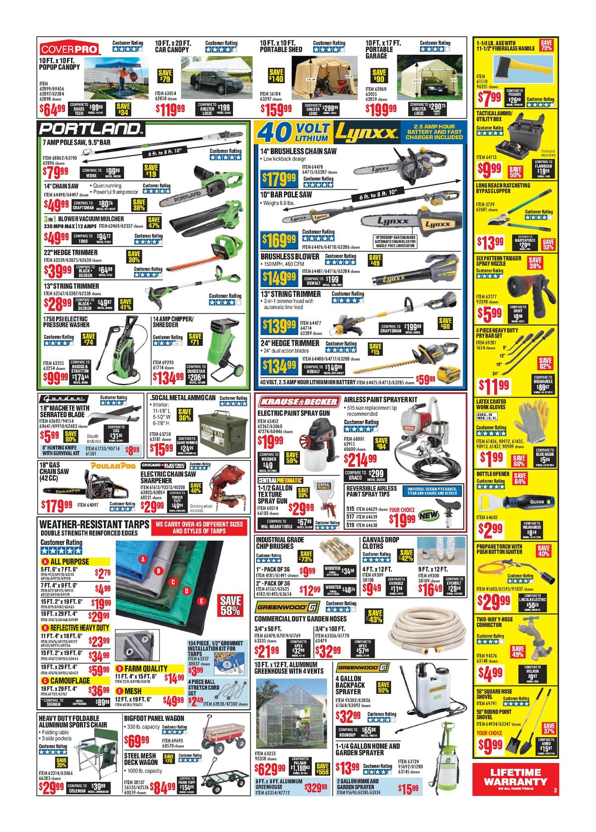 Harbor Freight Tools Weekly Ad from August 1