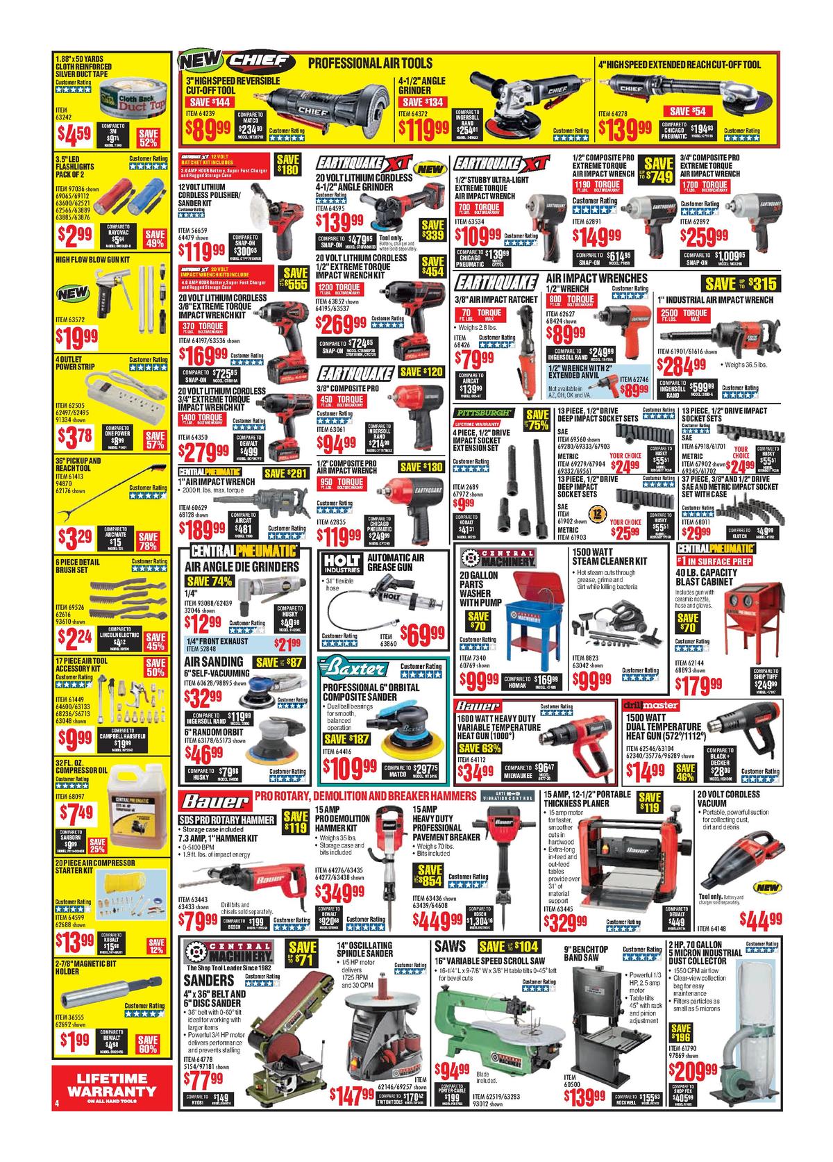 Harbor Freight Tools Weekly Ad from August 1