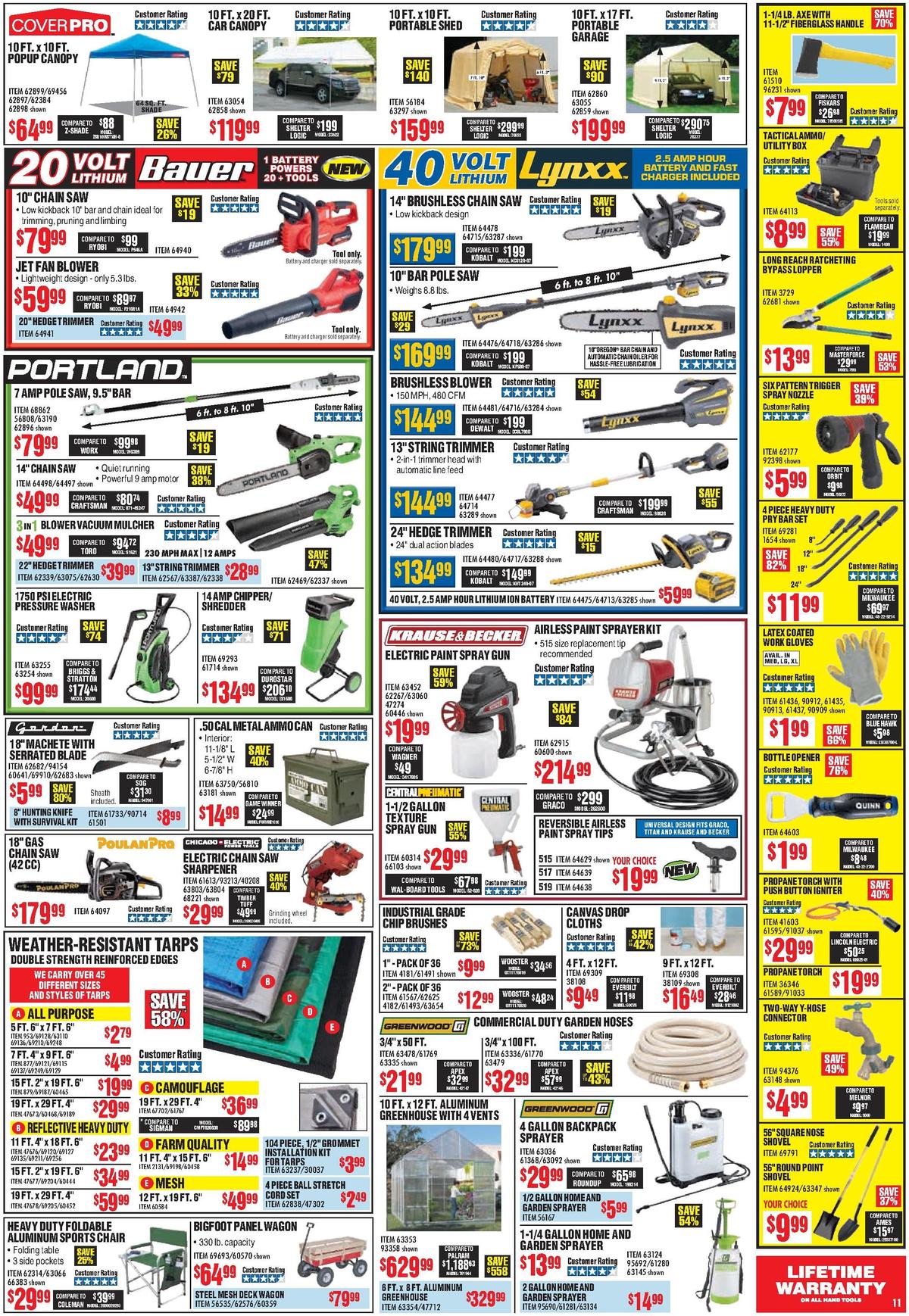 Harbor Freight Tools Weekly Ad from September 1