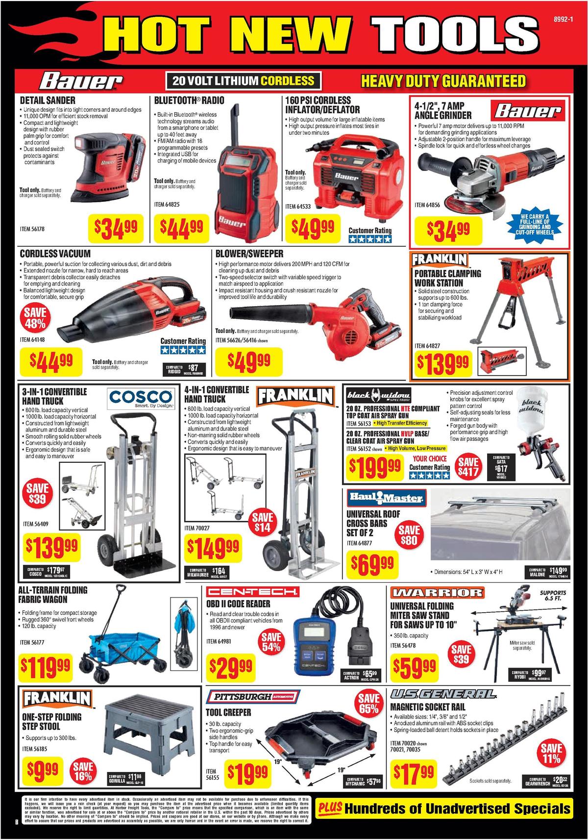 Harbor Freight Tools Weekly Ad from September 1